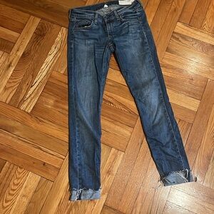 Rag and bone cuffed boyfriend jeans